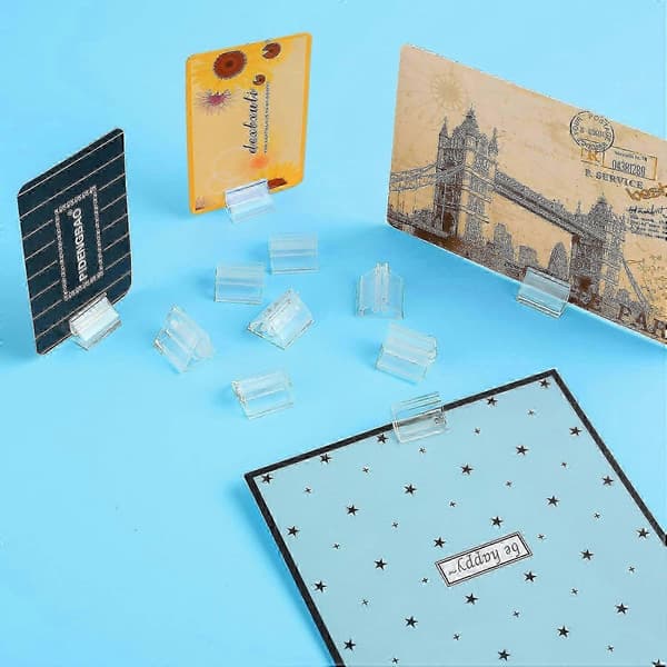 48PCS Plastisk Kortställ Klar Spelkortställ Display, Spelpjäs Hållare