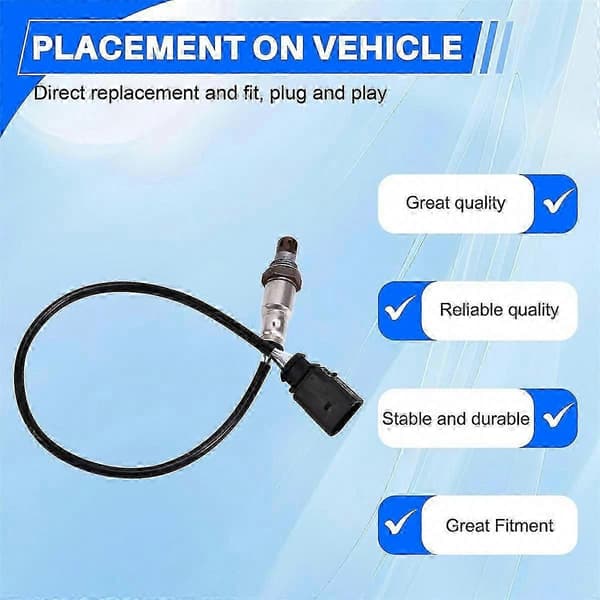 03C906262BF O2 syresensor för 1.6L motor Black