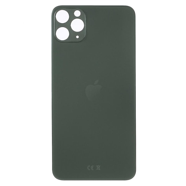 För iPhone 11 Pro Bakre batterihölje Cover (EU-version) Green Style A iPhone 11 Pro
