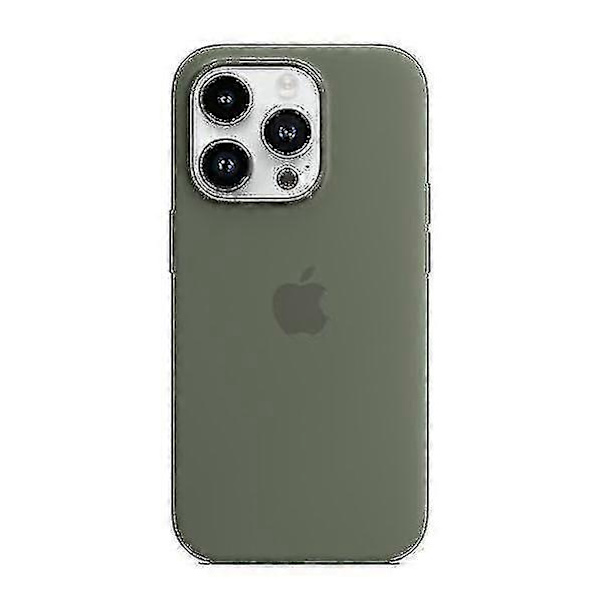 Silikonfodral Kompatibelt Med Iphone 14pro - Ya01 Olive