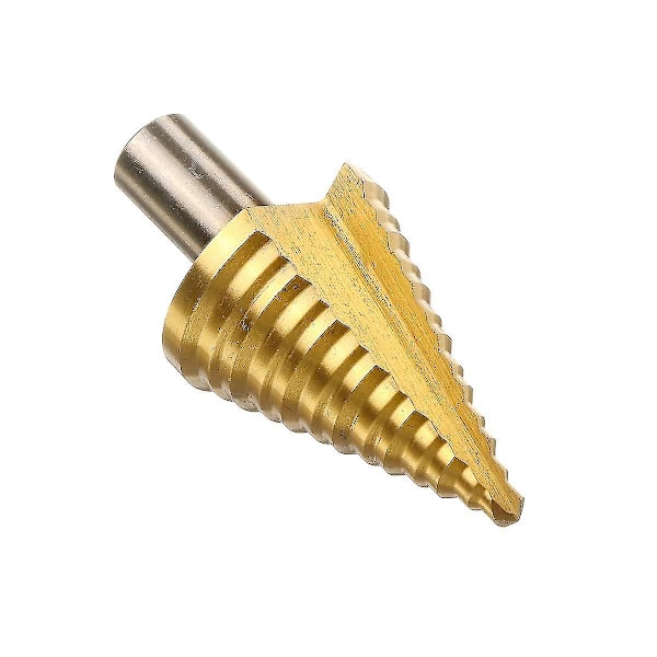 5-35mm Metall HSS Stepped Borr, Professionell Titan Konisk Stepped Borr Med Väska För Trä Plast Metall