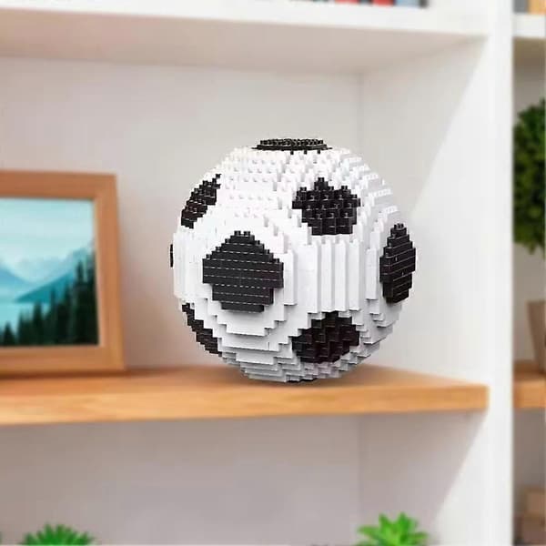 Ultimate gave: 900 stk. VM-trofé og ball byggeklosssett Black