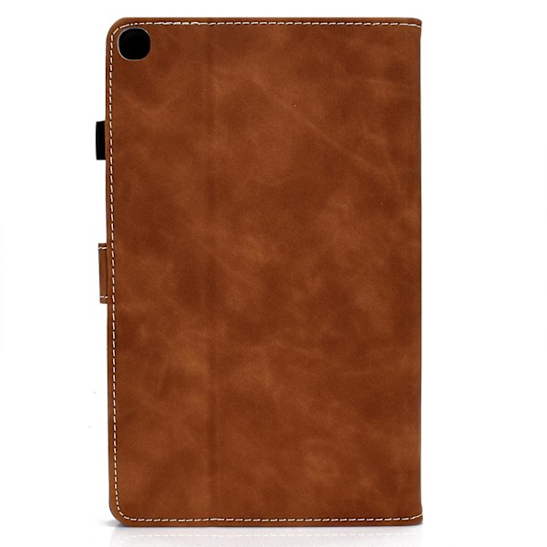 Ställ Läder Kortfodral för Samsung Galaxy Tab S6 Lite P610/P615/S6 Lite (2022)-Brun