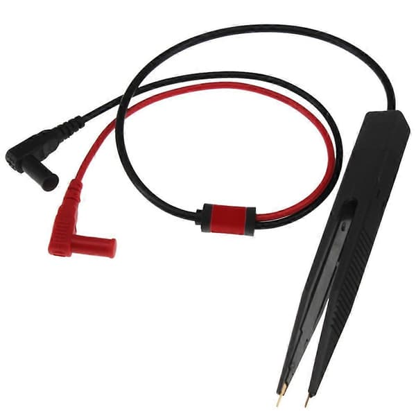 2 STK til SMD Chip Test Clip Kapacitans Induktor Modstand Test Clip Meter Ledningsprobe Multimeter Pincet