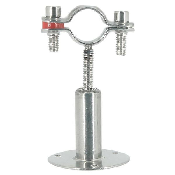 Veggfeste i rustfritt stål for rør med 25 mm diameter (2 stk)