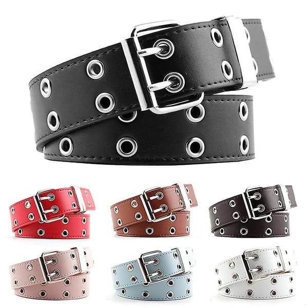 Dammode Punk Bälte Spänne Kedja Retro Hiphop Bälte Multifunktion