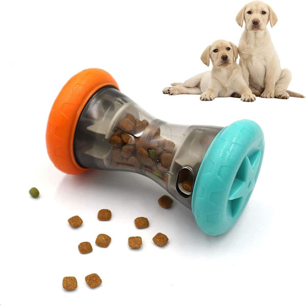 Godbiddispenserende puslespil til små hunde, interaktivt jagtlegetøj, perfekt alternativ til langsomt foder til hunde
