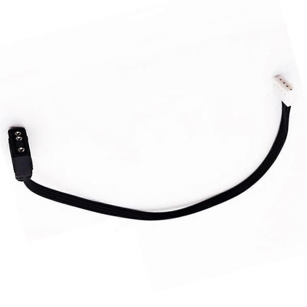 Blæseradapterkabel 4Pin til 5V ARGB 3Pin Konverteringsledning 5V 3-Pin til 4 Pin til Blæsercontroller Adapter C Black