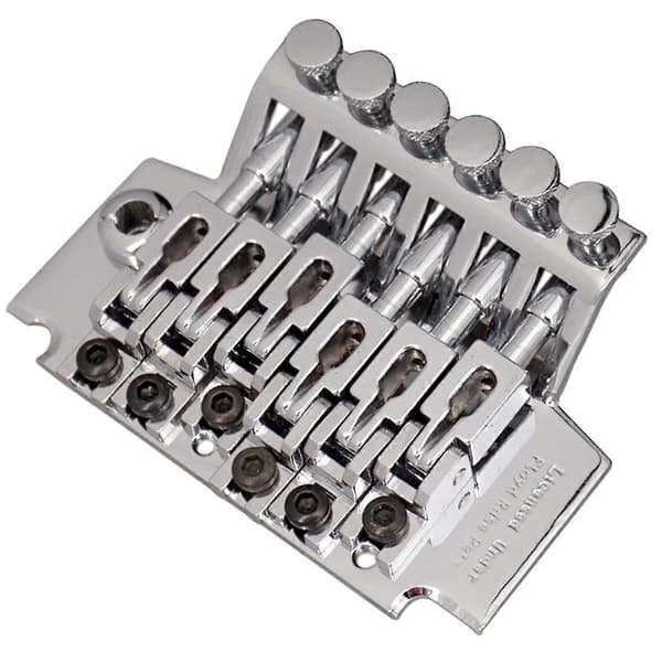 Krom Elektrisk Gitarr Tremolo Stall Dubbel Låsning Systyem/78MM Mellan de 2 Pinnbultarnas Centrum/Sträng