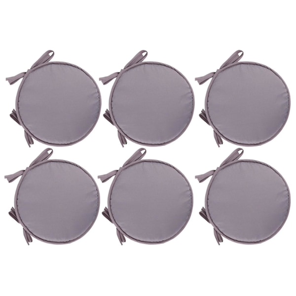 Kuddar Uteplats Hem Inomhus/utomhus Stolsdynor Ro Sits Förtjockad Matsalsstol Kudde Ro Pall Dark Red 6pcs