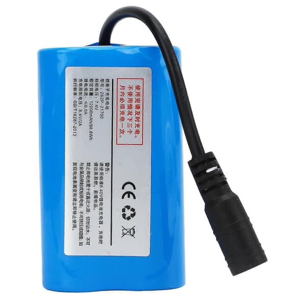 7.4V 12000mAh Uppladdningsbart Litiumbatteri för RC-båtar - Hög Hastighet