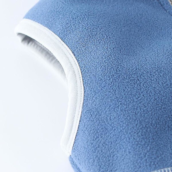 Barnens Söta Plus Fleece Väst Höst Och Vinter Navy 100CM