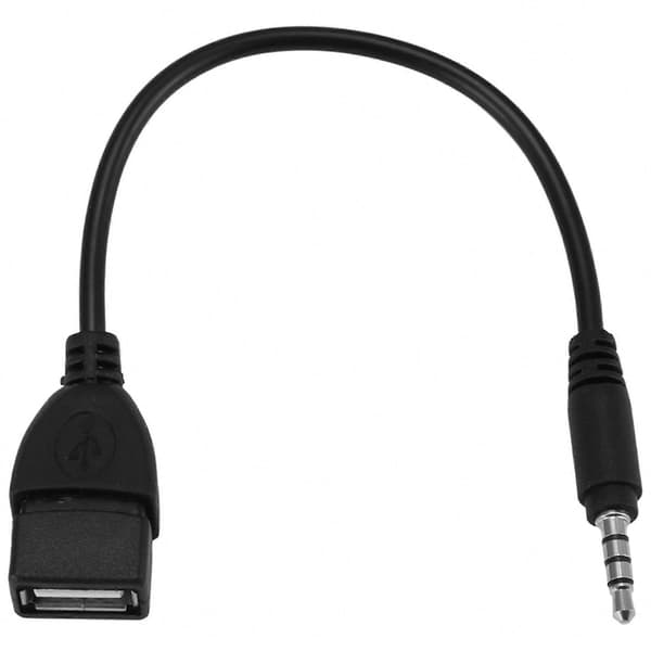 USB til AUX 3,5 mm lydopladerkabel med jackstik