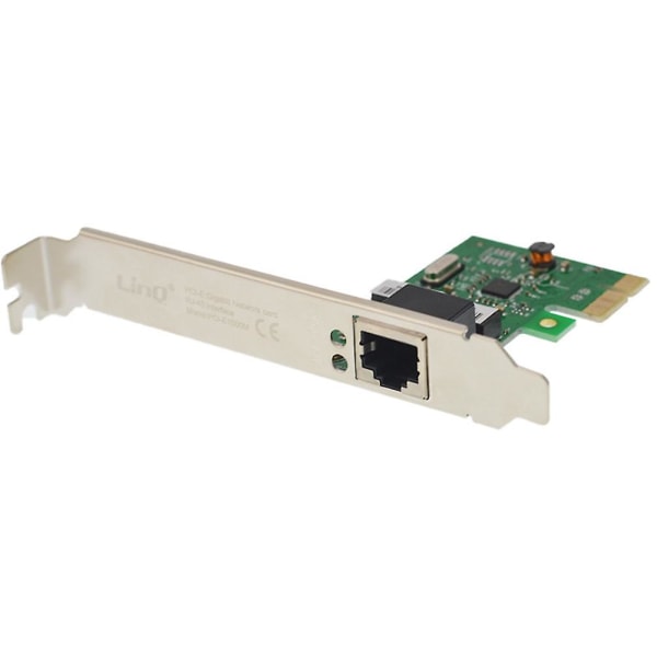 1000mbps Gigabit Ethernet Adapter Pci-e Netværkskort 10/100/1000m Rj-45 Rj45 Lan Adapter Converter Green