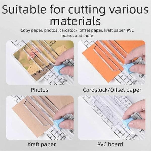 4-i-1 papirkutter for scrapbooking og gratulasjonskort Green