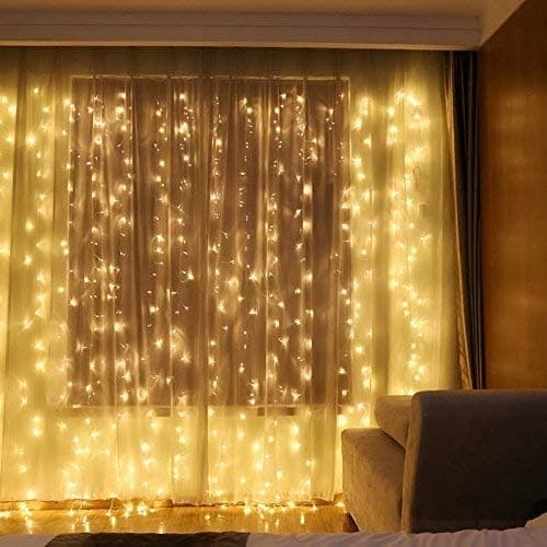 Lyslenke 22m 200 LED, med EU-plugg, 8 moduser