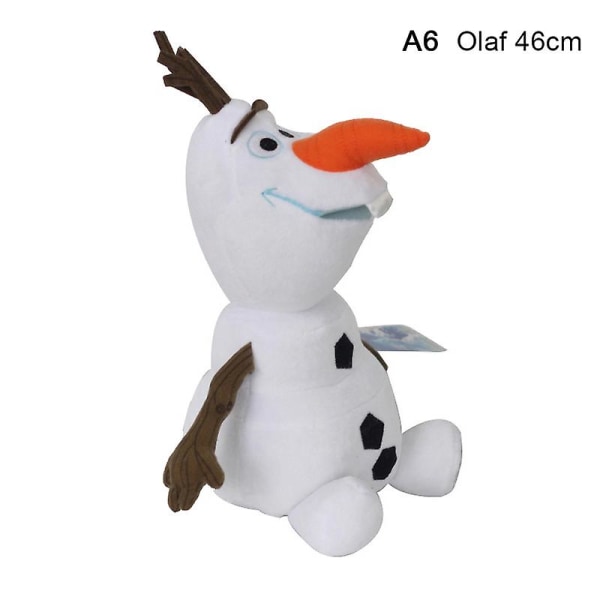 1 st 30/40/46/50 cm Frozen Anna Elsa Olaf Dockor Snow Queen Princess Stuffed Plysch Olaf 46cm