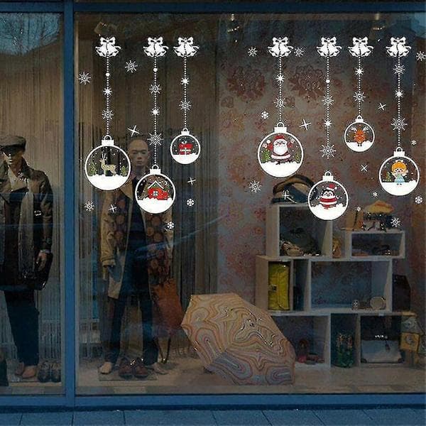 Julfönsterdekaler Dekal Hem Tomte Juldekoration