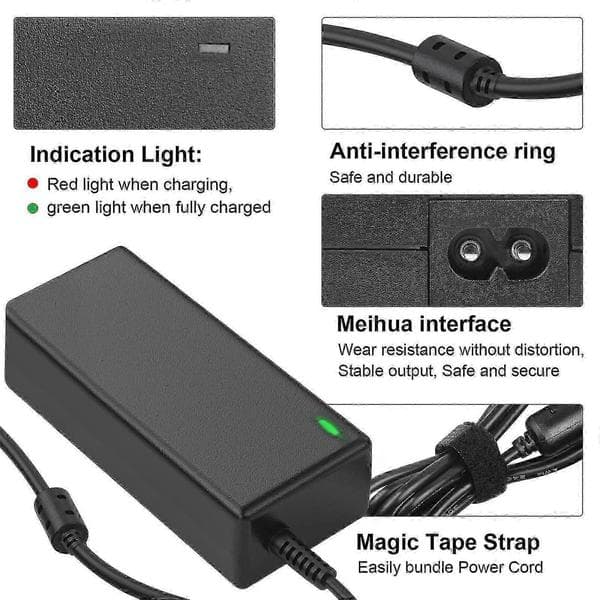 42V 2A Strømadapter til 36V 2A Elcykel Lade Kabel Balancebil, Scooterlader standard