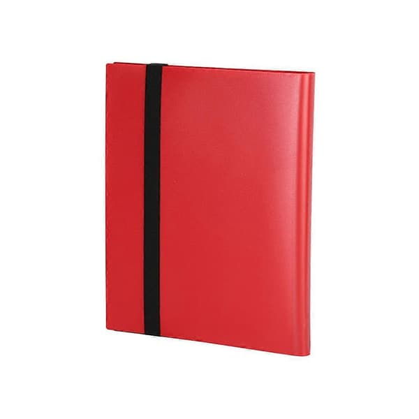 Samlekortalbum Mappe Ridsefast Spilsamlingshæfte Red