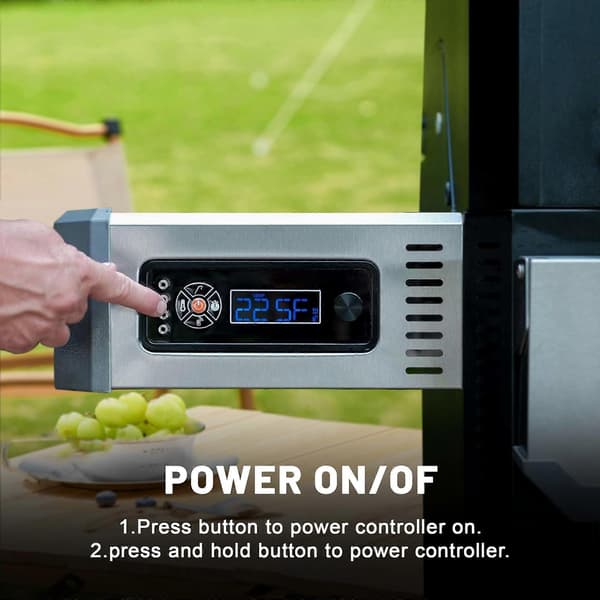 Ikke-WiFi Digital Grill Termometer Controller Udskiftningspanel til Masterbuilt Gravity Series 560