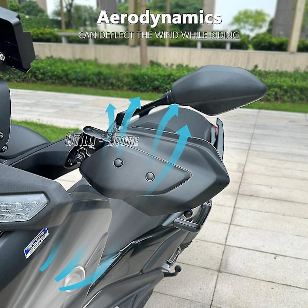 Til YAMAHA XMAX125 XMAX300 XMAX 125 X-Max 300 2023 2024 Ny Knuckle Visor Motorcykel Vindtæt Håndbeskytter Håndbeskyttere Vindskærm