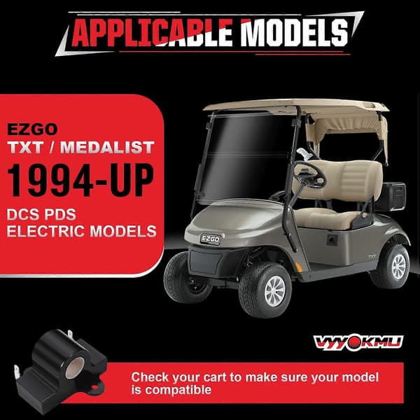 Golfvogn EZGO Induktiv Gaspedalsensor, Golfvogn Gaspedalsensor Passer til EZGO TXT Medalist 1994-UP Elektrisk, EZGO Gaspedalsensor Erstat OEM# 25854G0