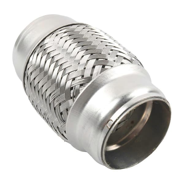 2-tommers eksosrør, 50,8 mm diameter fleksibel eksoskobling, fleksibelt eksosledd for bil, 50,8 mm indre diameter - dobbeltflettet