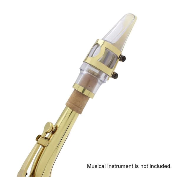 Altsaxofon Transparent Munstycke E Platt Kristallmunstycke Kit Set Med Lock/Klämma/Rörblad