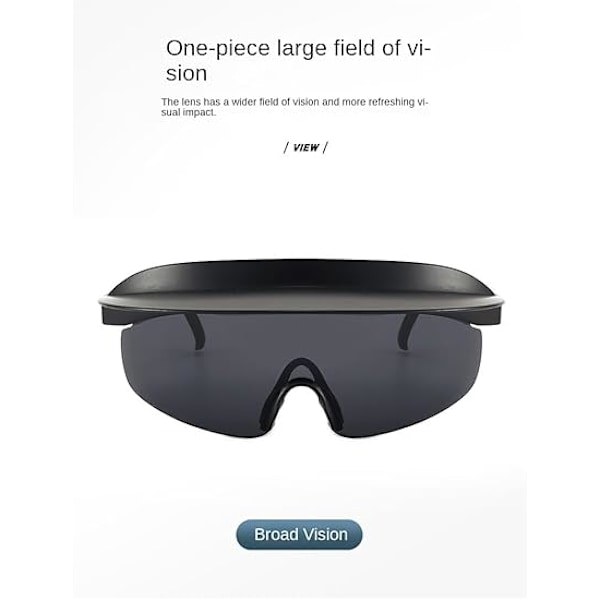 Ellipse Hat Solbriller Trendy Solbriller UV400 Solbriller UV-beskyttelse Mænd Kvinder Klassisk Trendy C