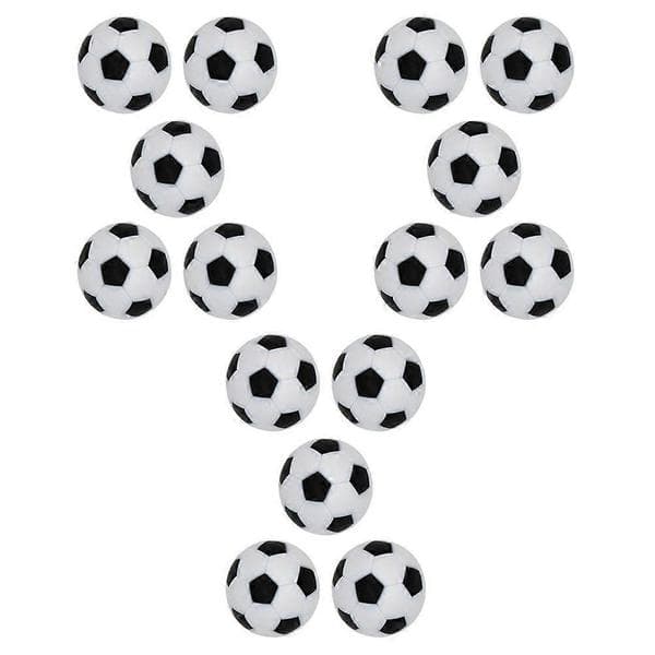 15 stk. bordfodboldbolde bordfodboldudskiftningsbolde bordfodboldtilbehør
