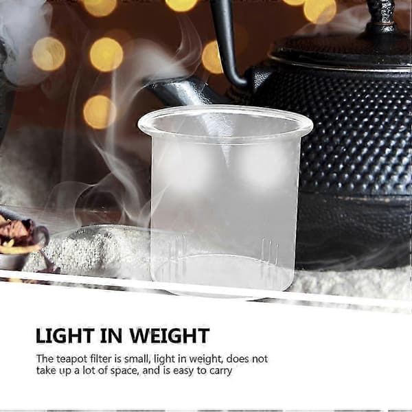 3 stk. glas tekande teinfusere udskiftning tefiltre tefiltreringskopper tekande infuser