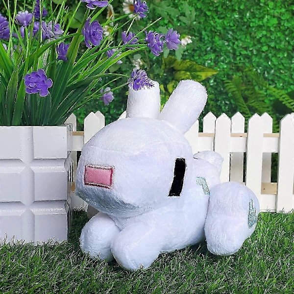 Minecraft Skjelett Plussjedokke Fyllt Leke Ultra Myk Dukke Bursdagsgave Til Barn 16cm White Rabbit