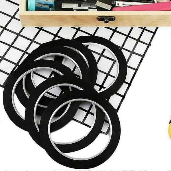 Whiteboard Pinstripe Tape 6 ruller 1/8 tomme