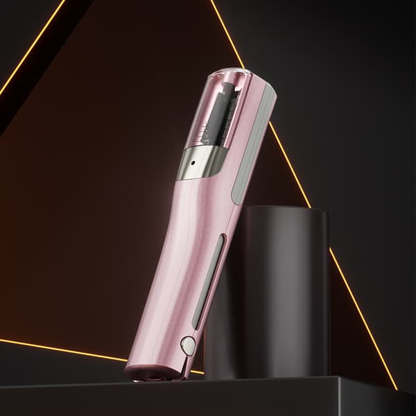 Hair Trimmer Split Ends Remover Dry Damaged Brittle Professional Automatic (Pink) Pink