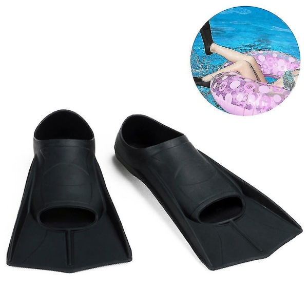 Svømning Træningsfinner Svømmefødder Rejsestørrelse Til Snorkling Dykkerbassin Aktiviteter Mænd Kvinder Børn Ny Tofarvet Trendy Design Travel Mesh taske