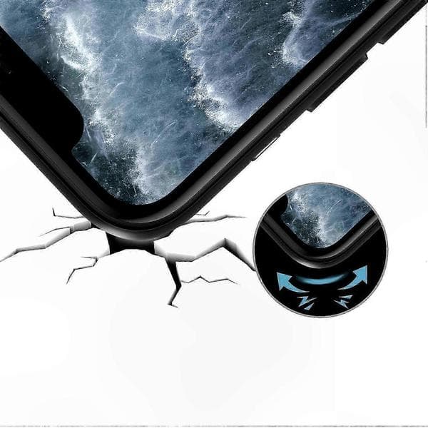 Stötdämpande silikonfodral med kortplats för alla iPhone 15-modeller Transparent iPhone 15