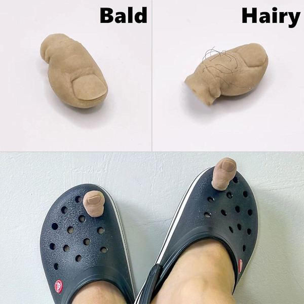 Hauskat kengät Varvaskorut Tukkisisustus,Crocs-asusteet Epänormaalin muotoiset varvaskengänkoristekorut Gagille Hauska lahja, 100 % uutta