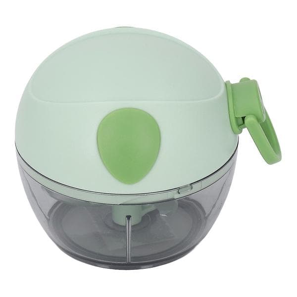 Hvidløgstrækker Multifunktionel Mini Håndtrækker Hvidløgshakker Foodprocessor til Hjemmet Grøn