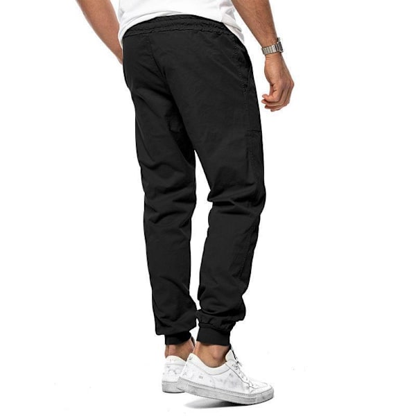 Herr Vår/Sommar Nya Artiklar Lotter för Semesteraktiviteter Långärmad Herrkläder Black XL