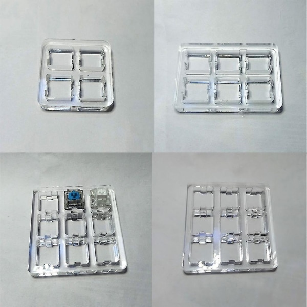 Switch Tester Base Transparent akrylplate for Cherry Mx Switch Storage Display Board Tester Base