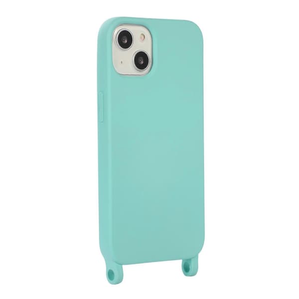 Elastisk silikon-snorveske for iPhone 14 Plus Sky Blue