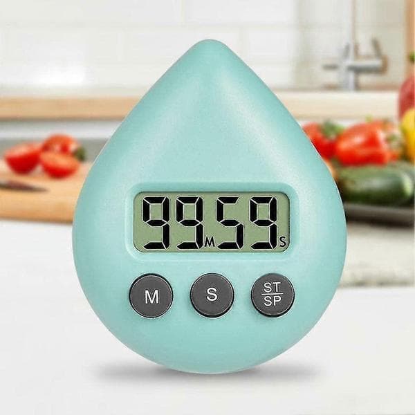 Digital Duschklocka Med Timer, Vattentät Timer Med Alarm Och Sugkopp -dd Green