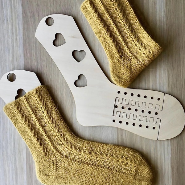 st/ set trästrumpa Blocker Bårar Sock Display Hand K C