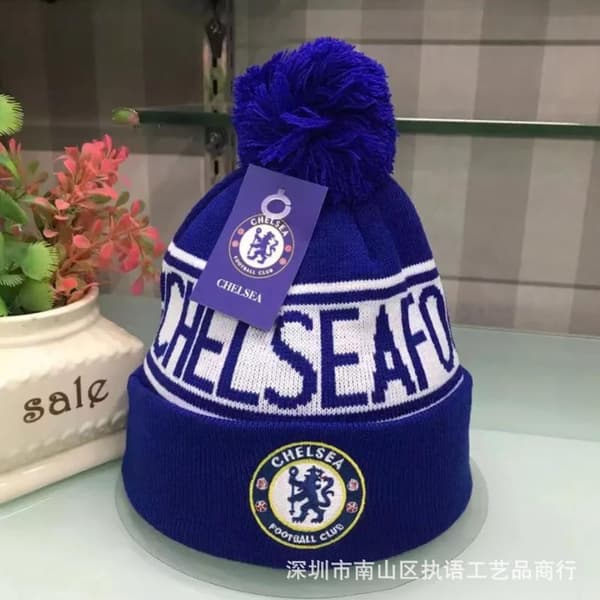 Fodboldklub kasket Chelsea blå