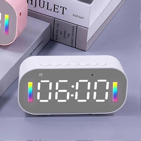 Bluetooth-kaiutin FM-radiolla, LED-näytöllä, herätyskellolla