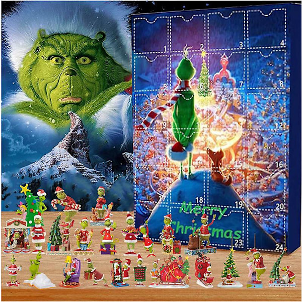 Christmas 24 Days Countdown Advent Calendar Elf Advent Calendar Grinch Advent Calendar Toy Kids Gifts