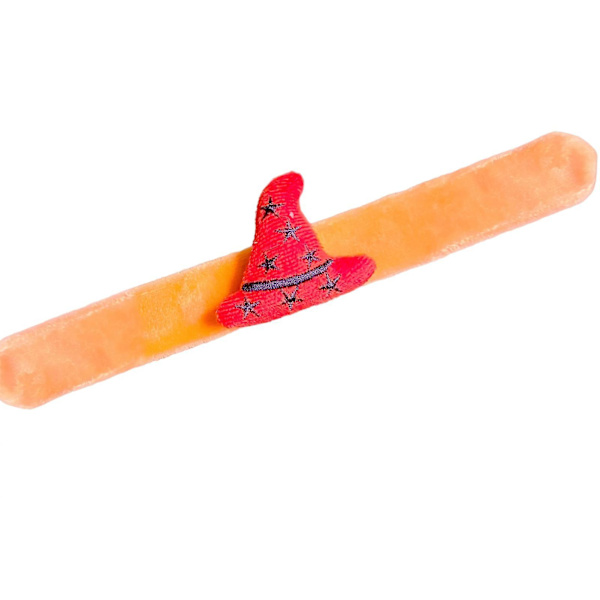 Slap Armbånd Søt 3D Dukke DEcor Morsom Foldbar Høytidsgaver Justerbar Halloween Spøkelsesfestival Gresskar Edderkopp Snap Band A