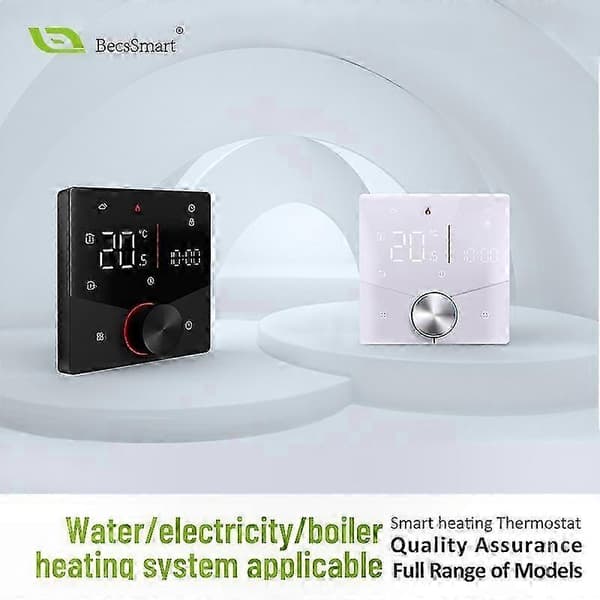 Smart LED-termostat för hemautomation White BHT-009GALW Water Heating WiFi