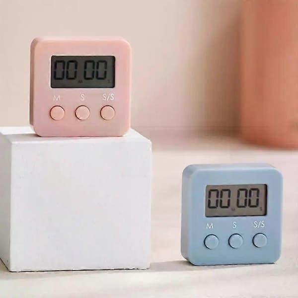 Digital Timer Påminnelse Timer Kjøkken Baking Student Postgraduate Eksamen Spørsmål Studie Stoppeklokke Trening Timer Elektronisk Timer Pink